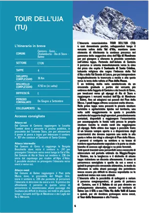 Patrimonio Escursionistico degli Itinerari denominati TOUR DELL’UJA