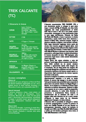 Patrimonio Escursionistico degli Itinerari denominati TREK CALCANTE Naviga
